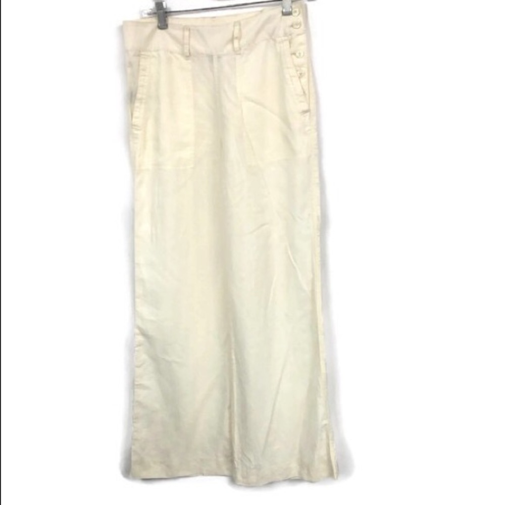 RALPH LAUREN CREAM LINEN SAILOR PANTS 2